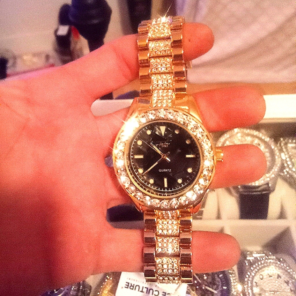 Techno Pave iced out watch